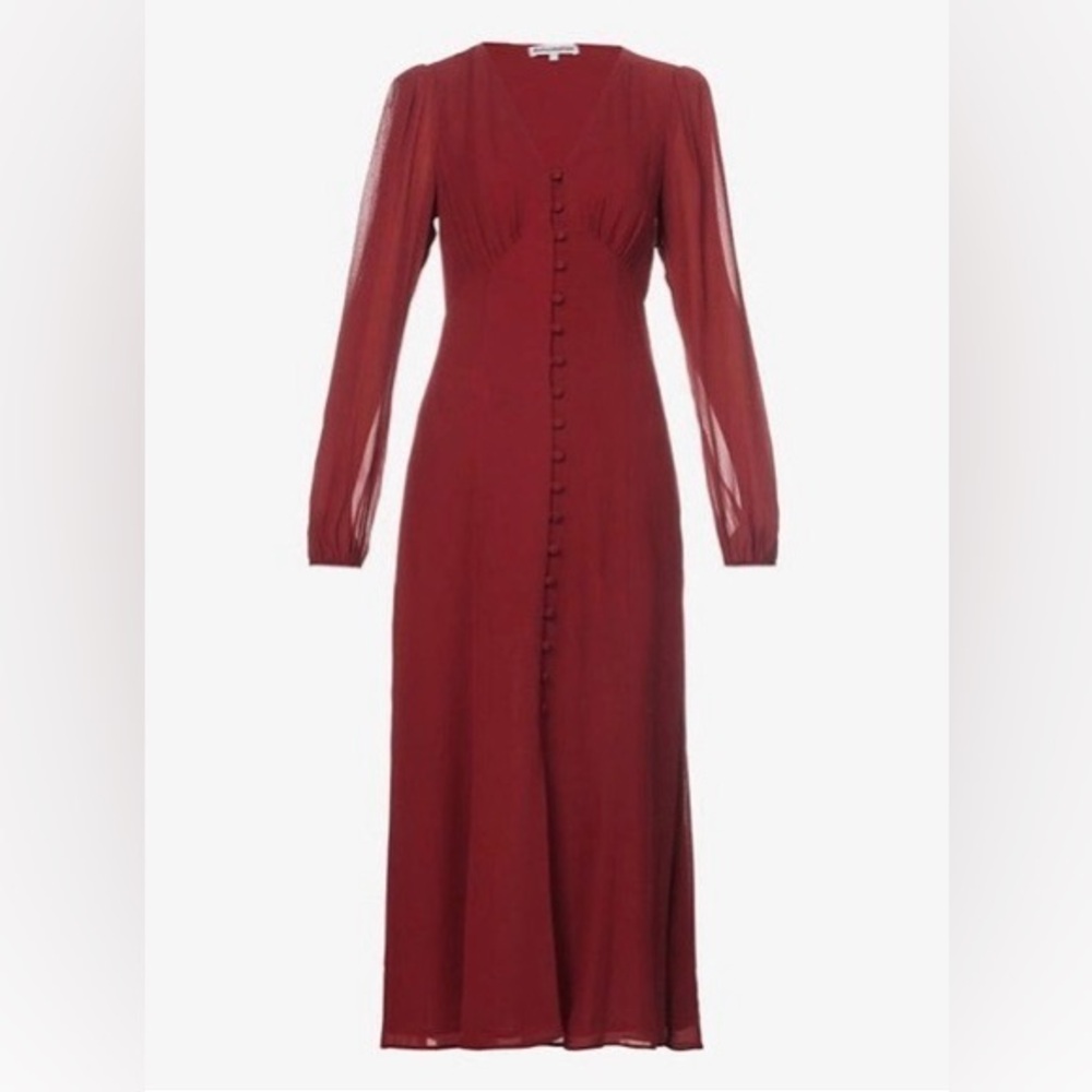 Reformation Brogan Dress in Chianti - Picture 5 of 10